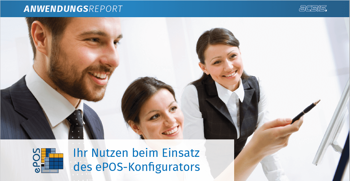 ePOS-Produktkonfigurator Nutzen